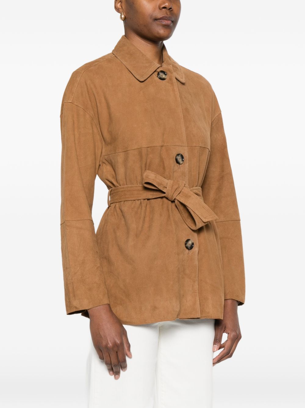 Peuterey Machuca suede leather jacket