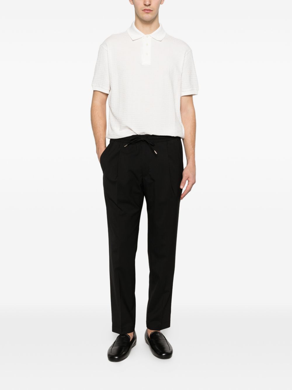 Emporio Armani Logo cotton polo shirt