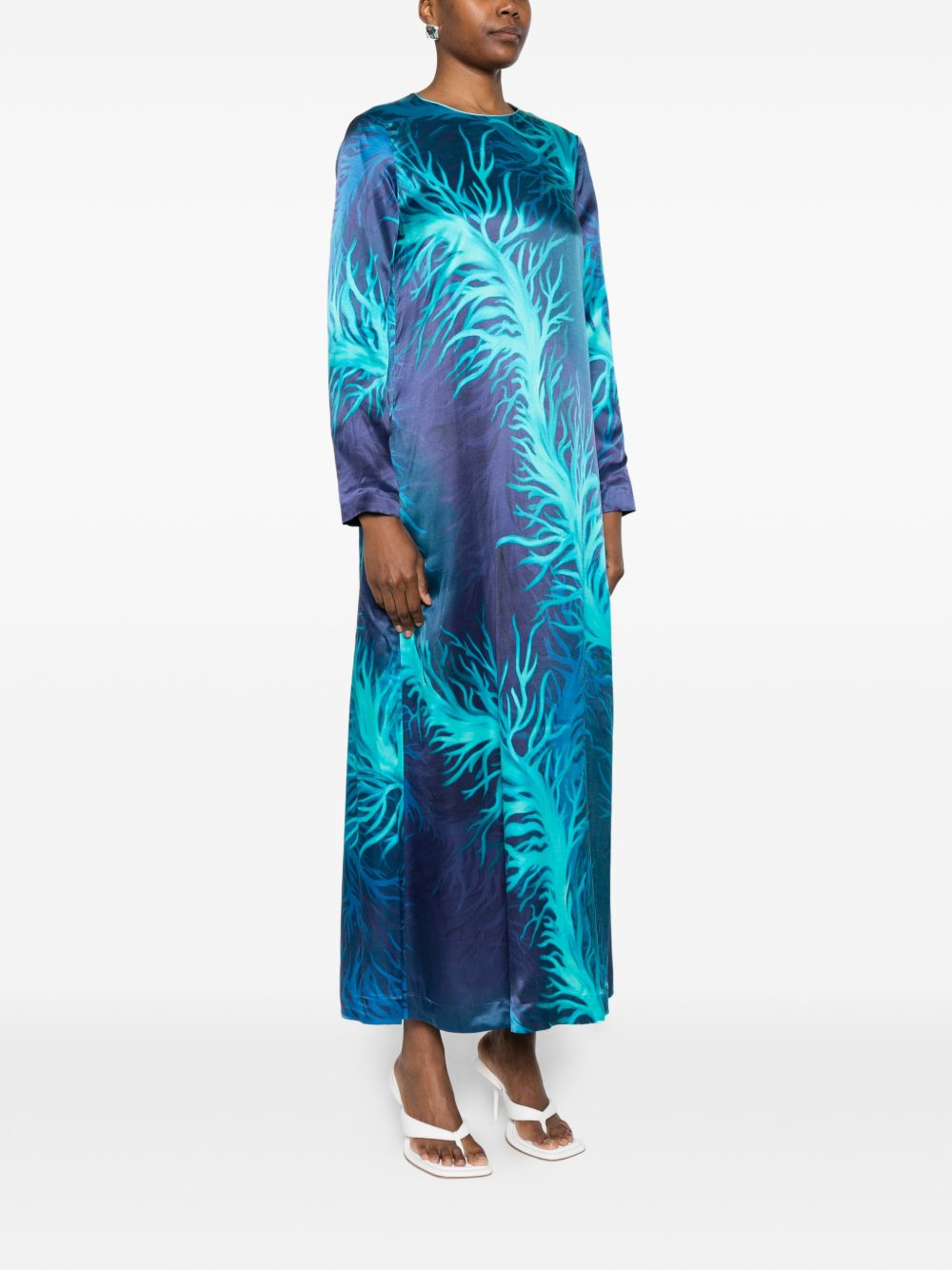 F.R.S . Printed silk dress