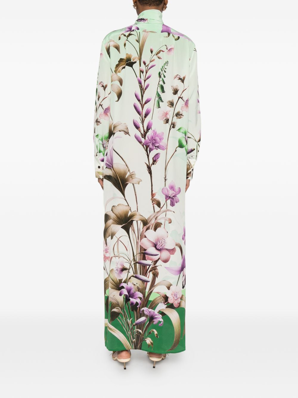 F.R.S . Printed silk dress