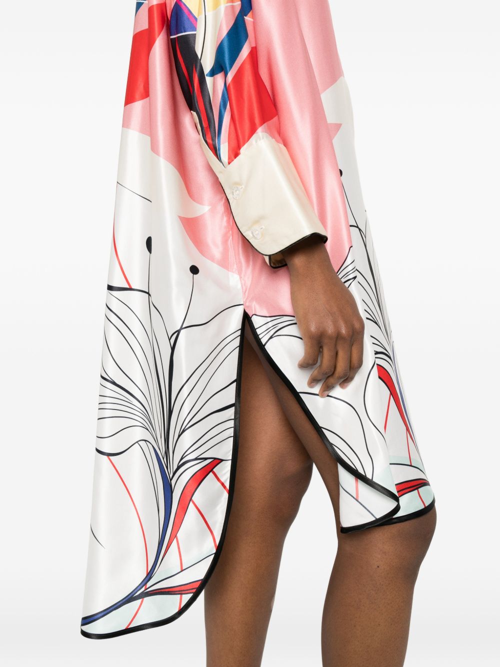 F.R.S . Printed silk dress