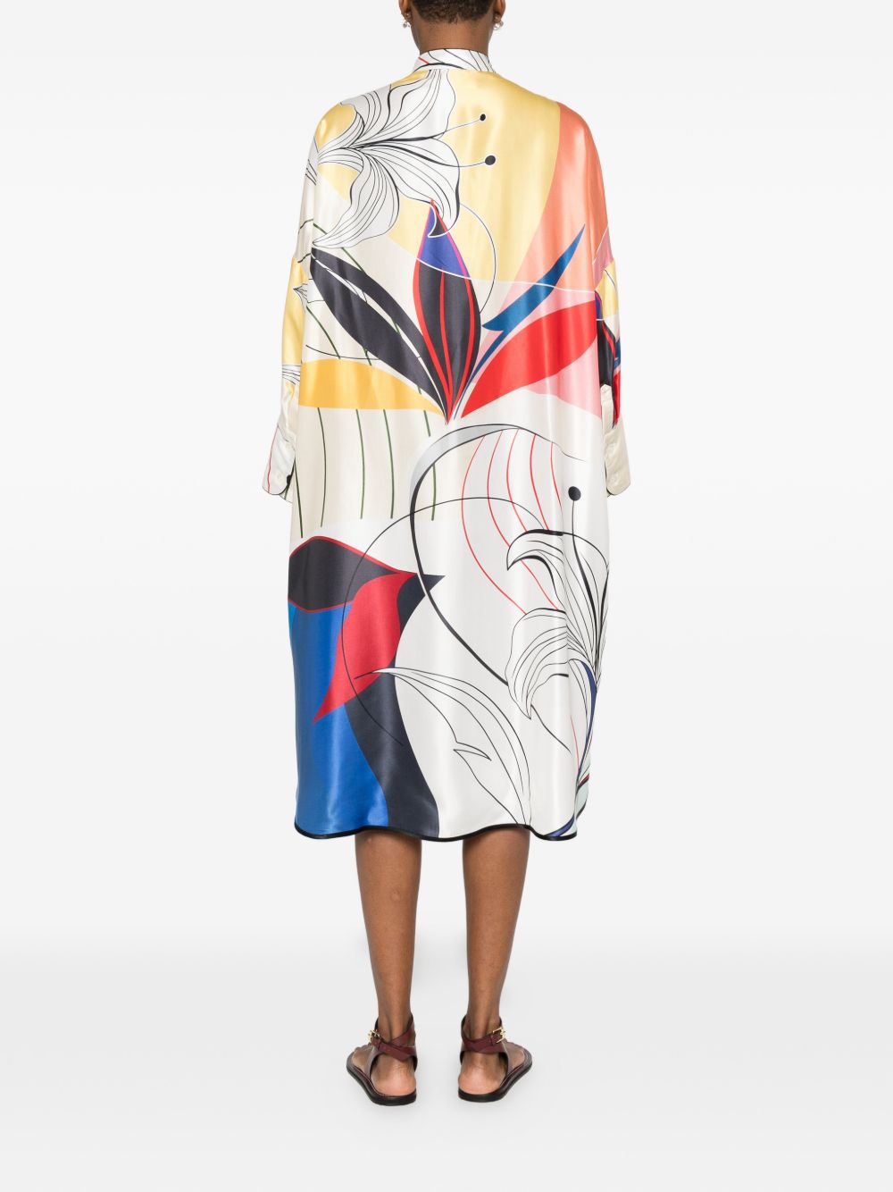 F.R.S . Printed silk dress