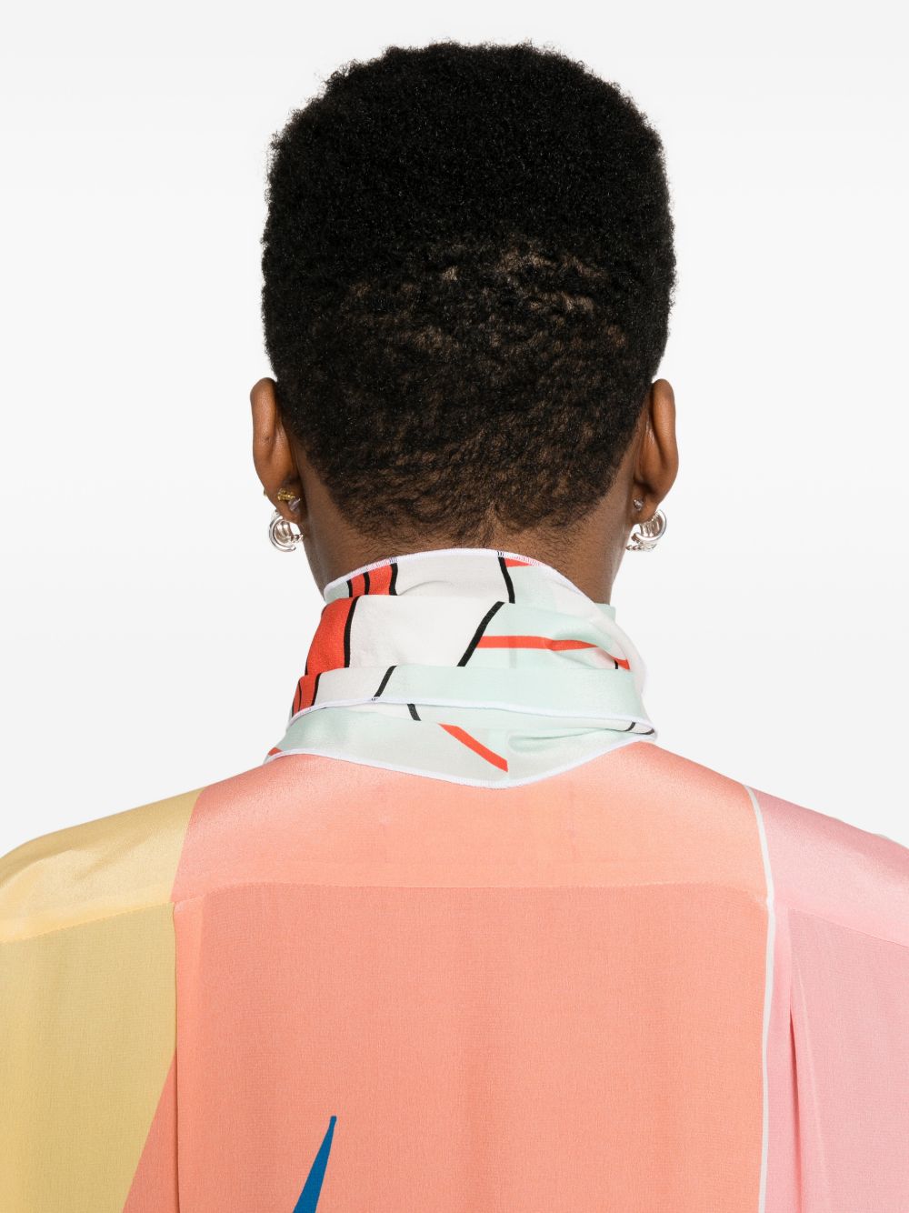 F.R.S . Printed silk dress