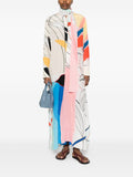 F.R.S . Printed silk dress