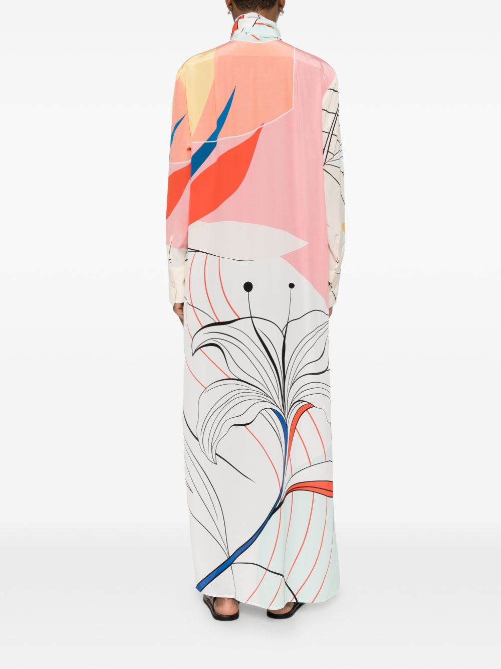 F.R.S . Printed silk dress