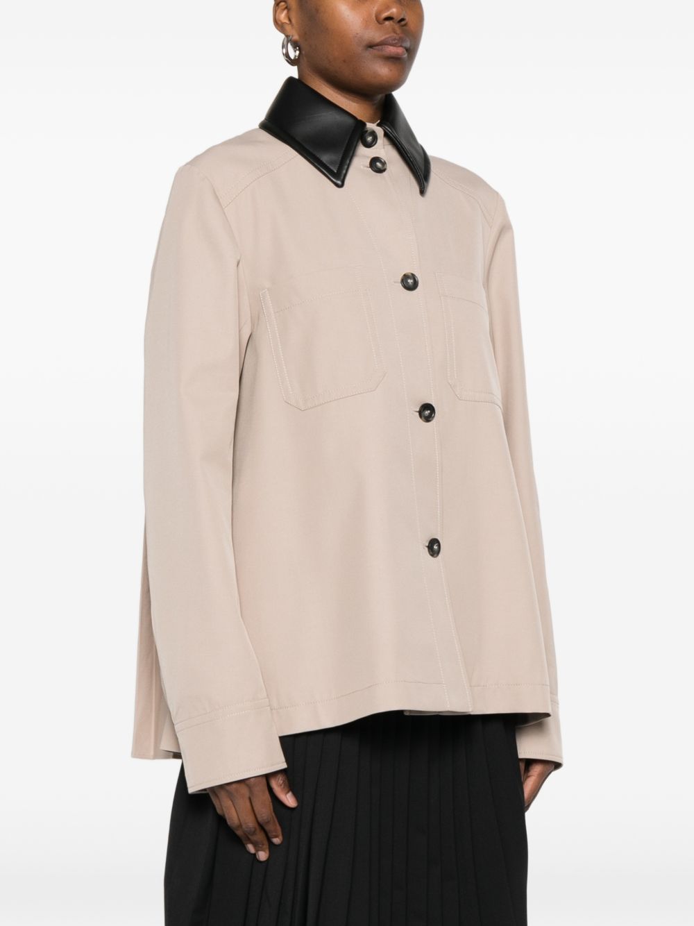 Sportmax Pre Cotton blend trench coat