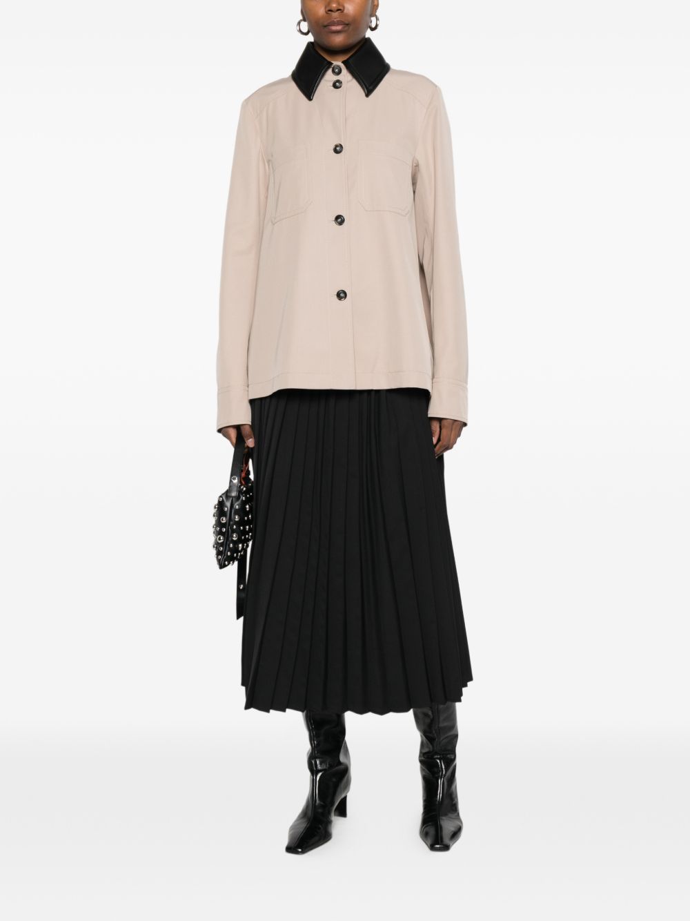 Sportmax Pre Cotton blend trench coat