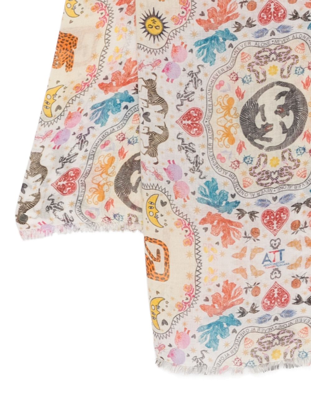 Faliero Sarti Poly silk blend stole
