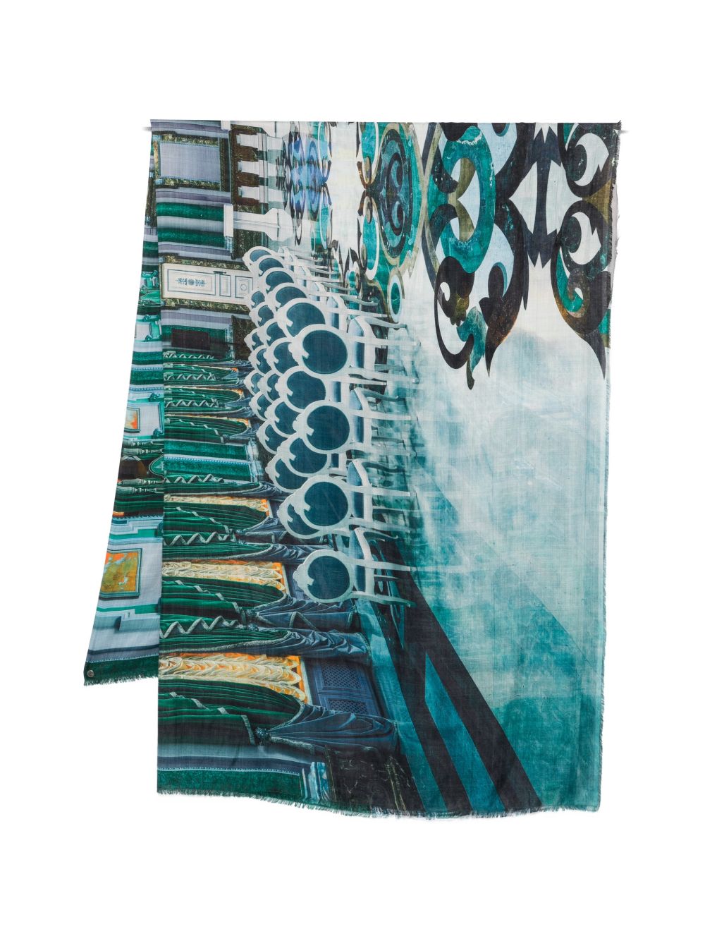 Faliero Sarti Palazzo Mariinskyi silk stole