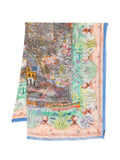 Faliero Sarti Milano silk blend stole