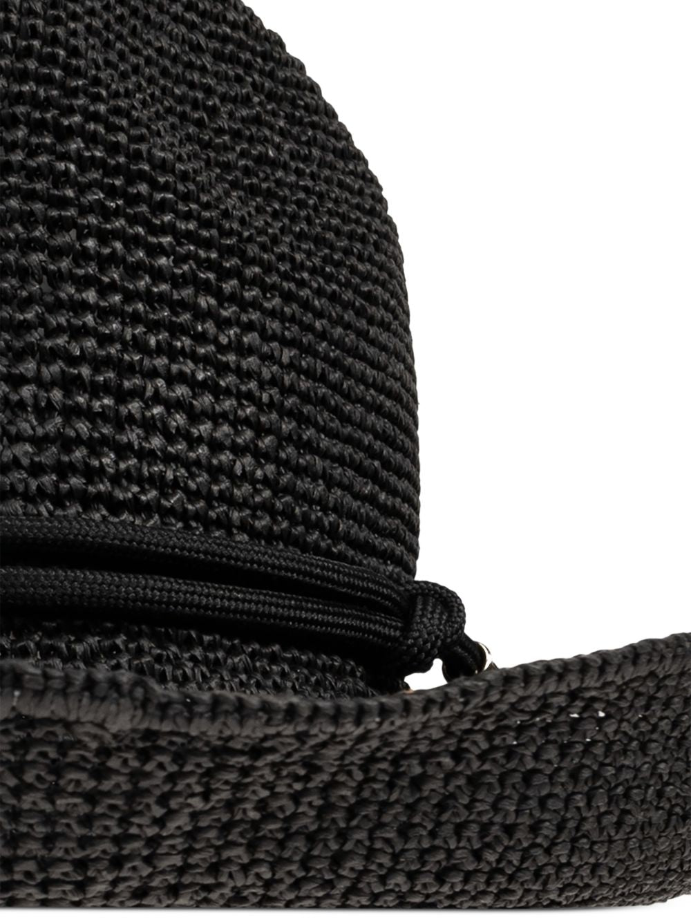 Emporio Armani Natural Cord Sun Crochet Hat