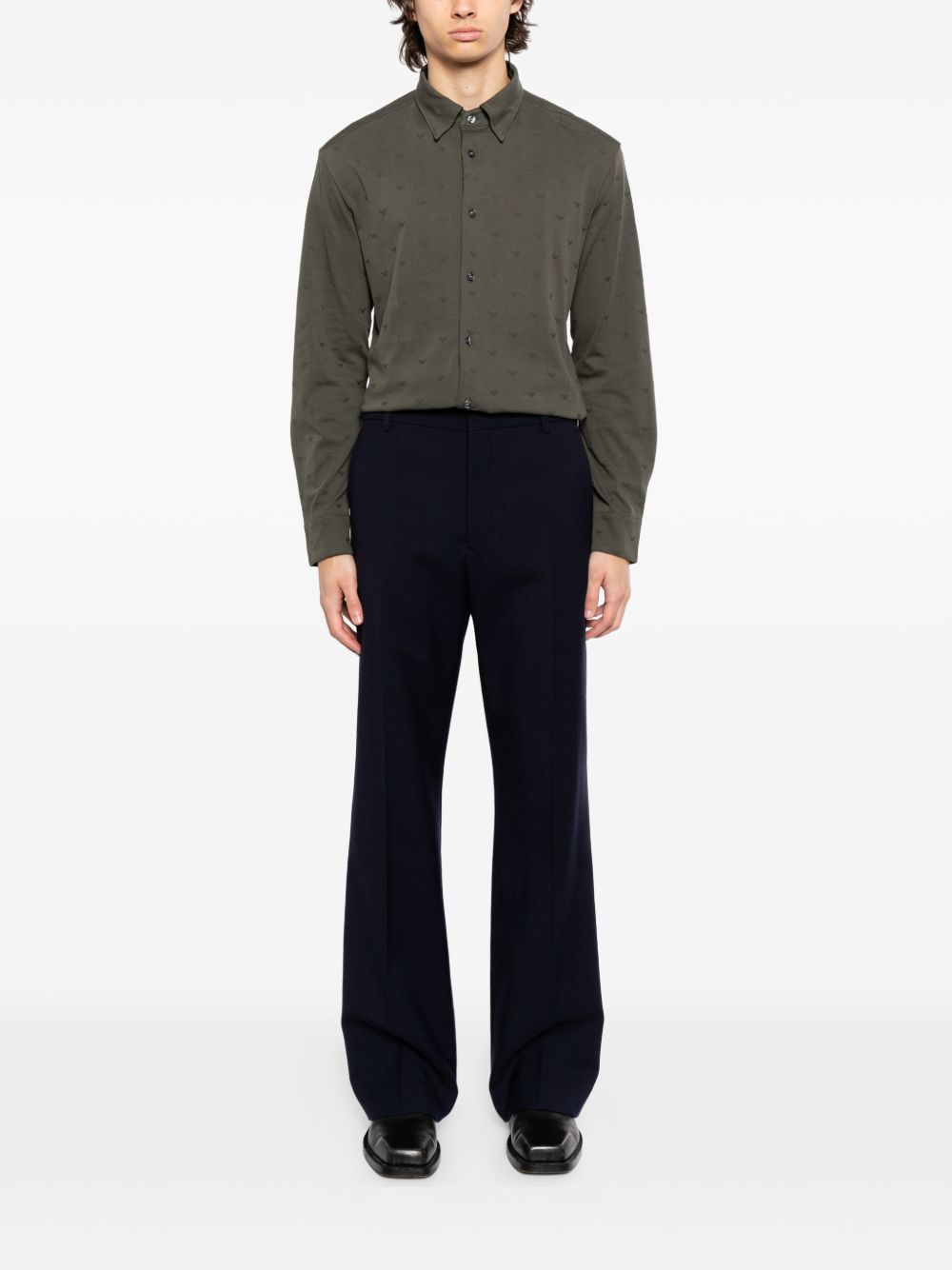 Emporio Armani Logo cotton shirt