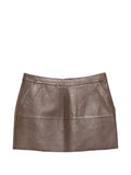 Parosh P.A.R.O.S.H. Leather mini skirt