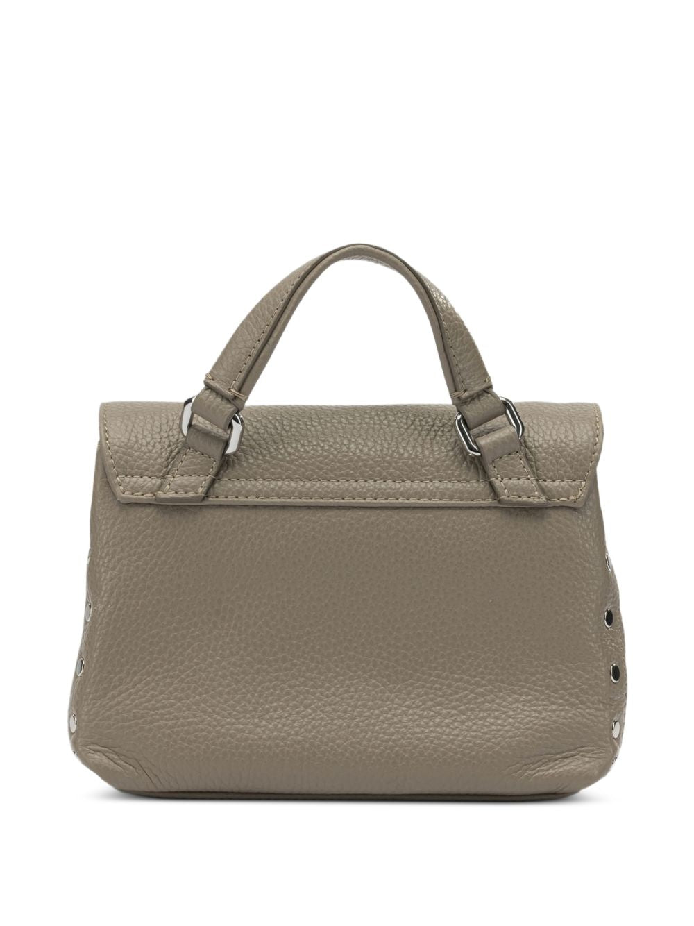Zanellato Postina® Baby Bag In Hammered Grey Creta Leather