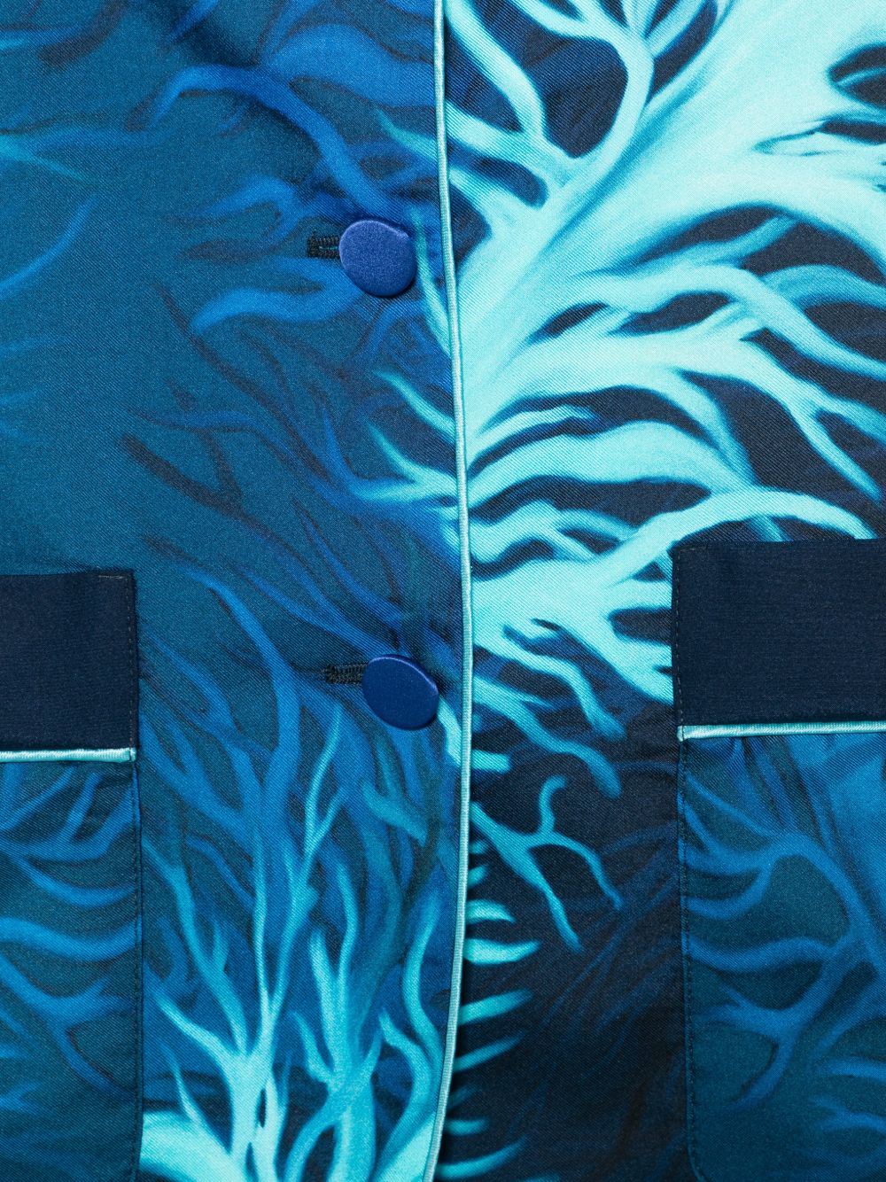 F.R.S . Printed silk jacket