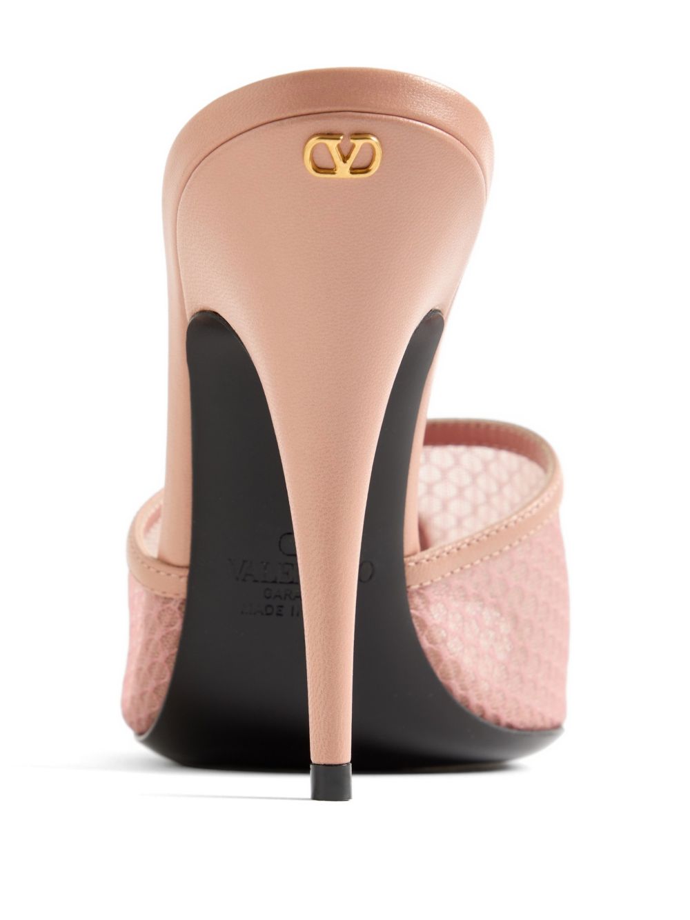 Valentino Garavani Coeur VipÃ¨re leather mules