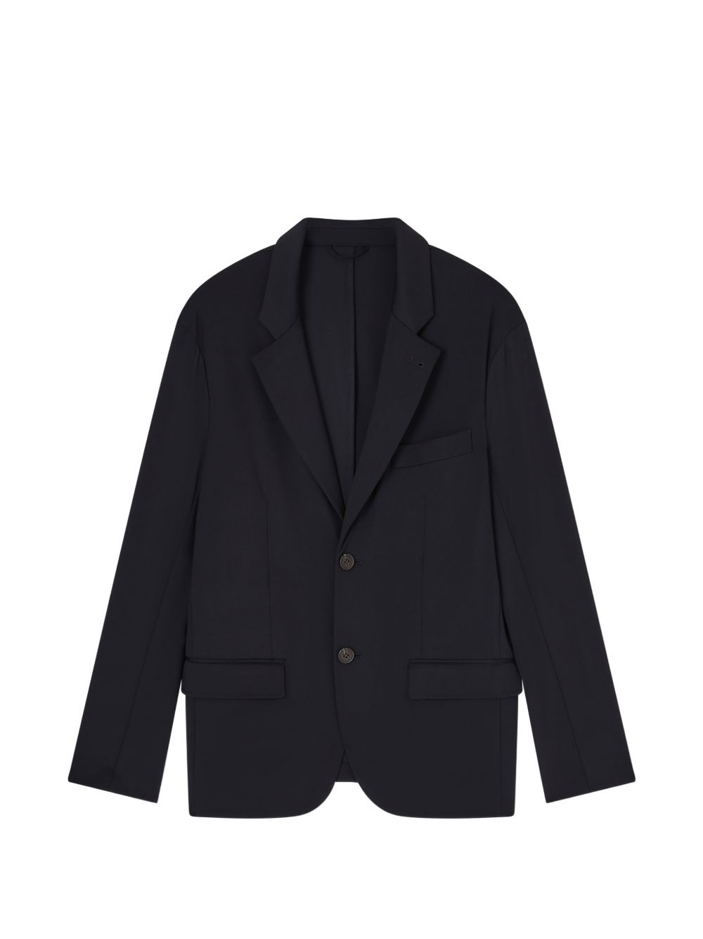 Emporio Armani Nylon single-breasted blazer