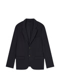 Emporio Armani Nylon single-breasted blazer