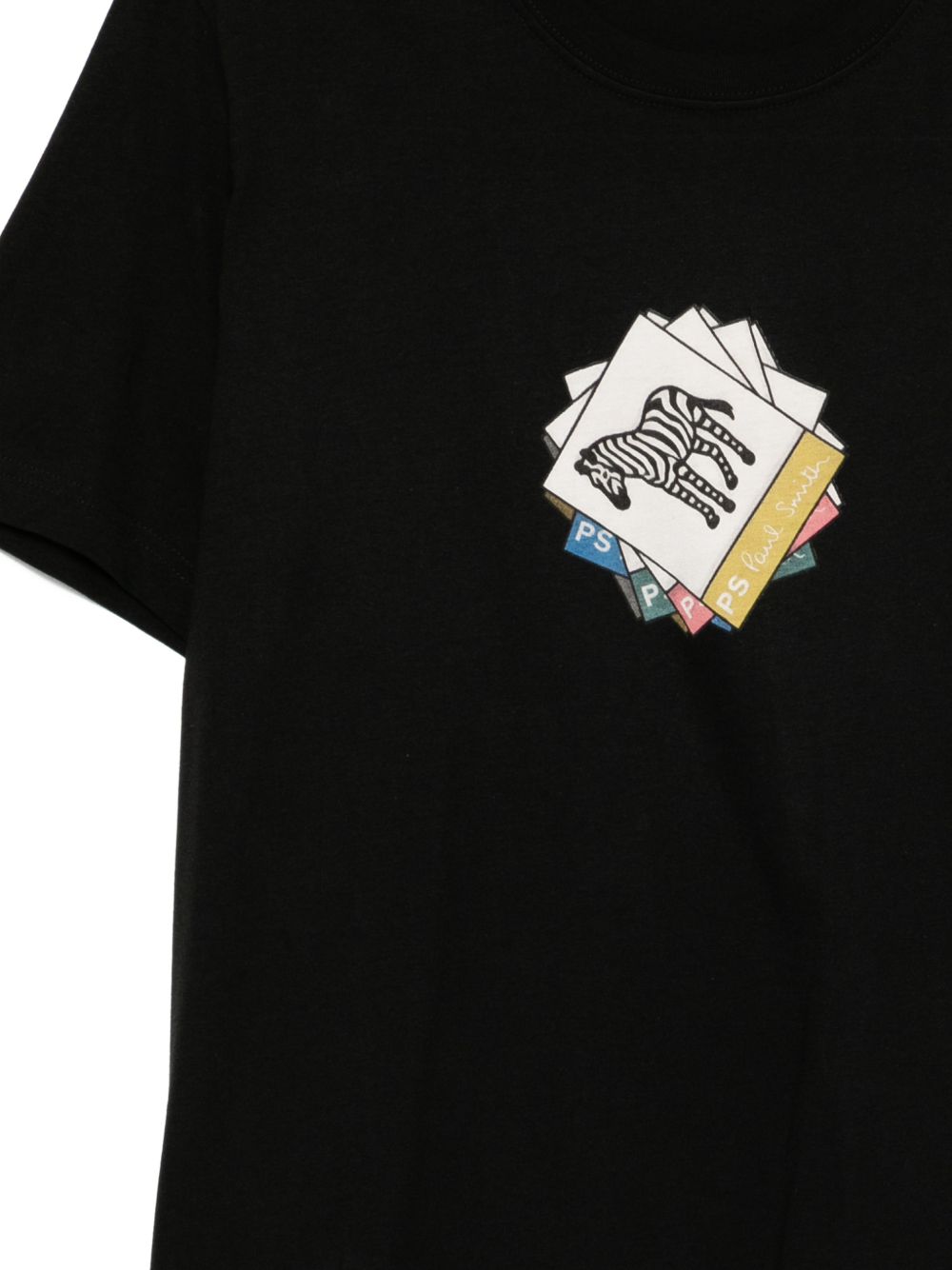 Ps By Paul Smith Zebra organic cotton t-shirt