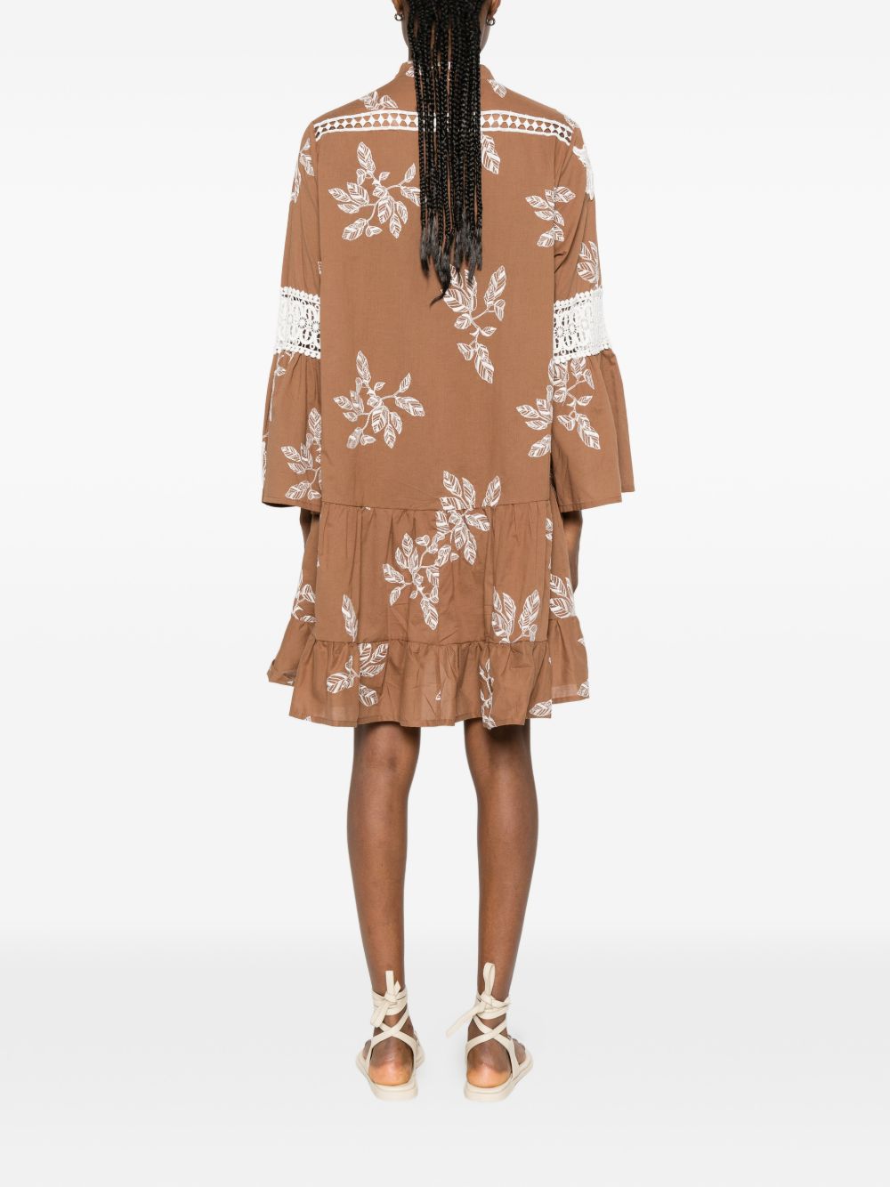 Bye Printed cotton dress