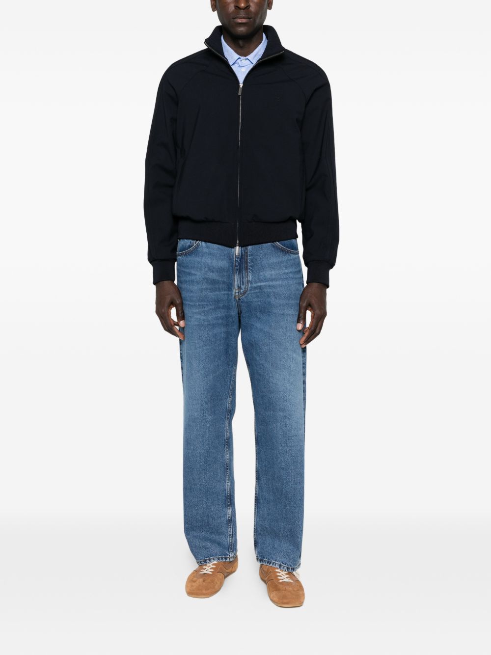 Emporio Armani Wool blend bomber jacket