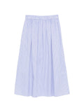 Archivio '67 A-line silhouette Striped cotton skirt