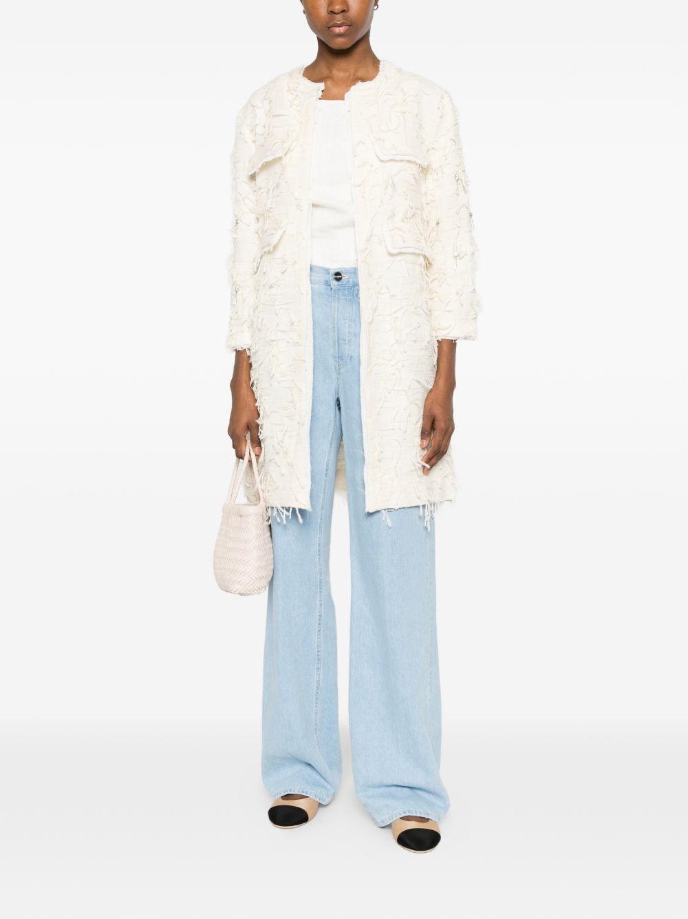 Bye Cotton blend caban coat