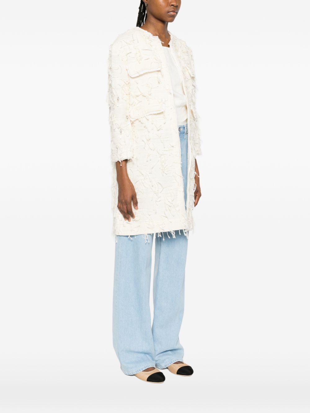 Bye Cotton blend caban coat