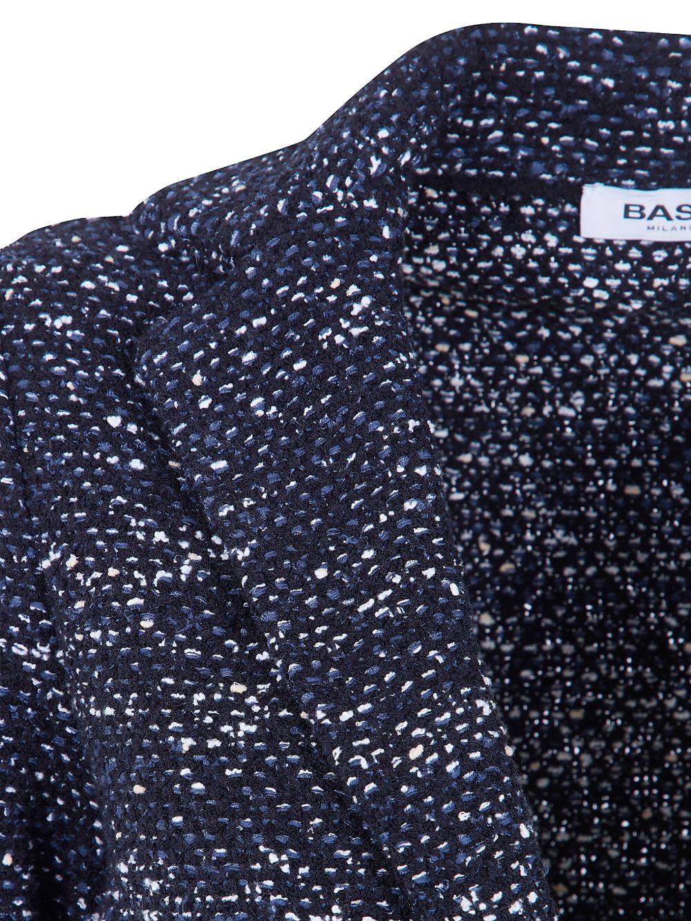 Base Cotton blend single-breasted jacket