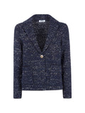 Base Cotton blend single-breasted jacket