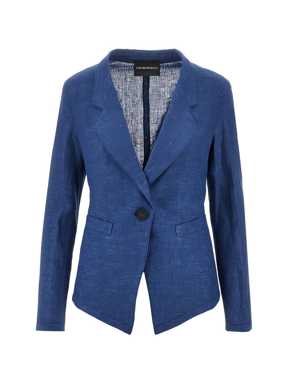 Emporio Armani Linen single-breasted jacket