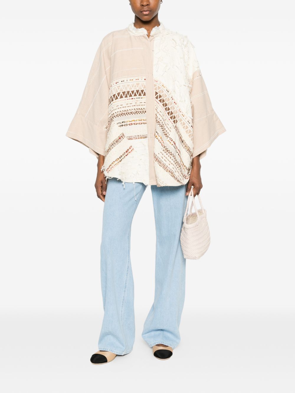 Bye Cotton blend caban coat