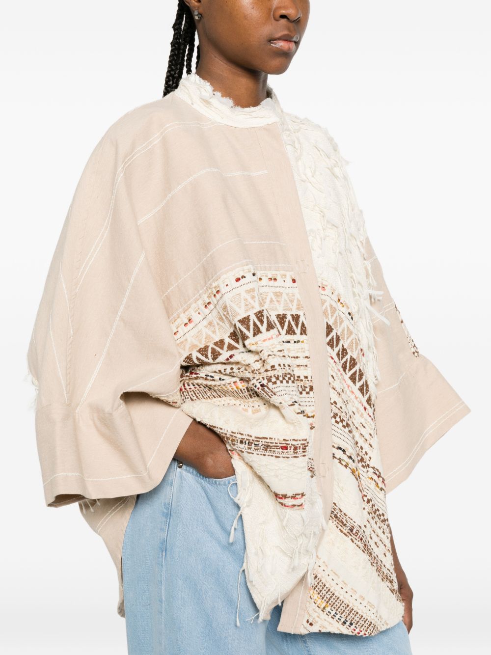 Bye Cotton blend caban coat