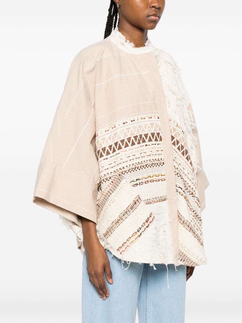 Bye Cotton blend caban coat