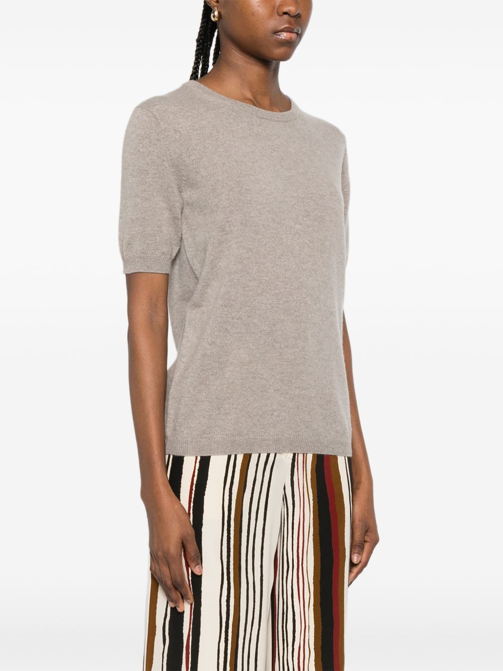 Soft Goat Cashmere crewneck sweater