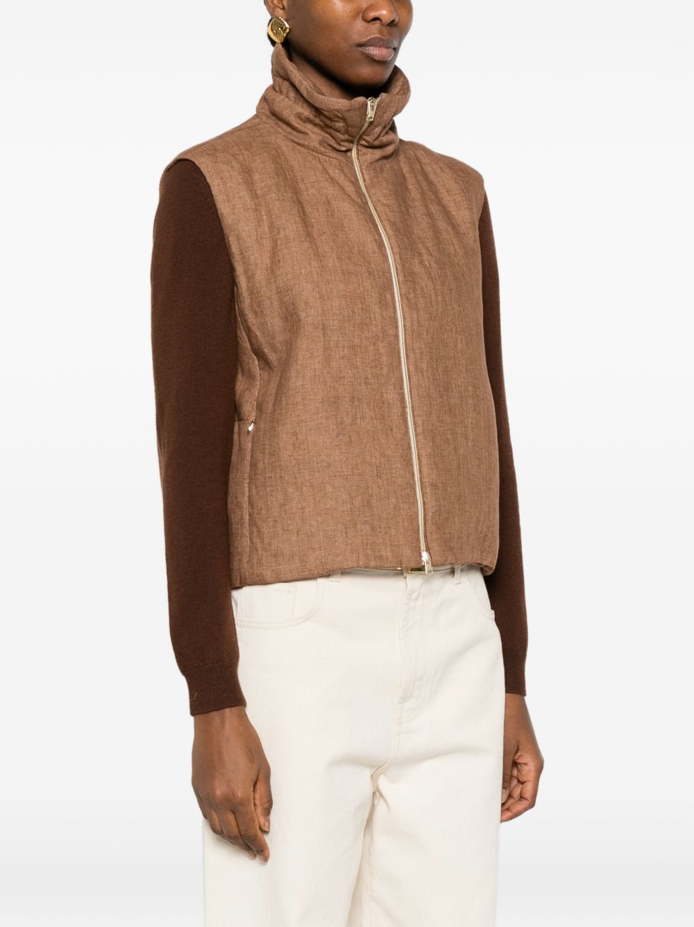 Herno Nylon zipped vest