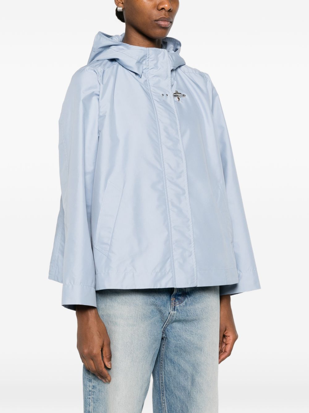 Fay Short hooded parka coat