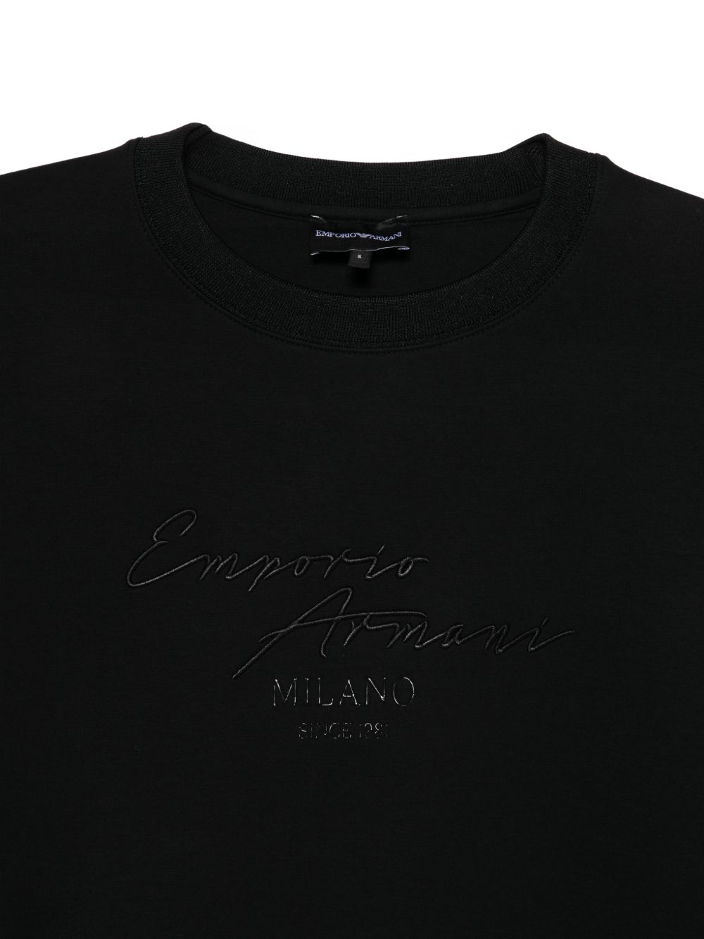 Emporio Armani Cotton crewneck sweatshirt