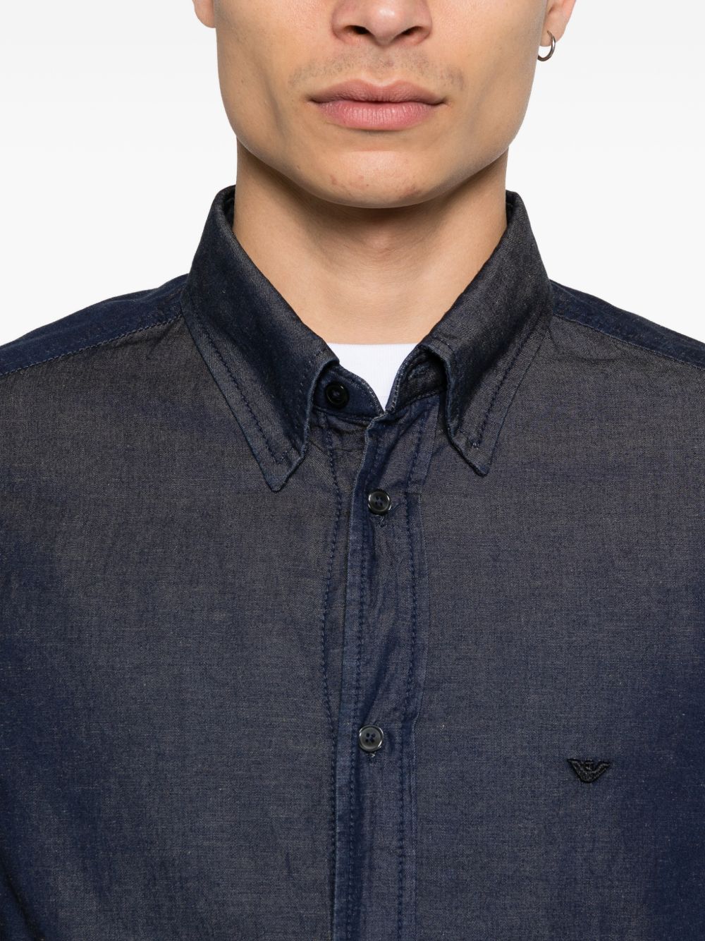 Emporio Armani Denim cotton shirt