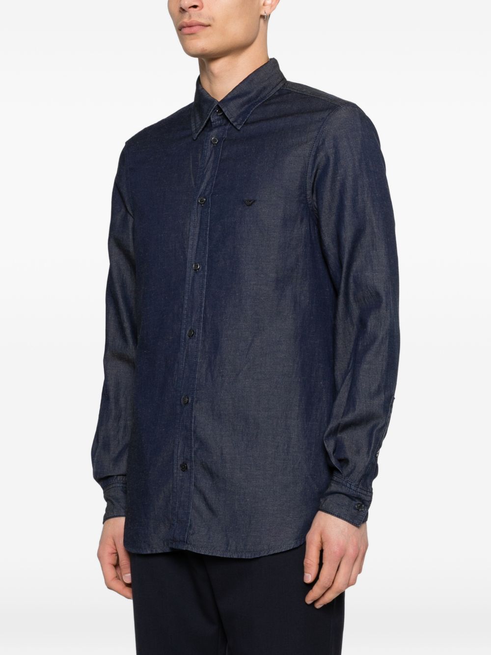 Emporio Armani Denim cotton shirt