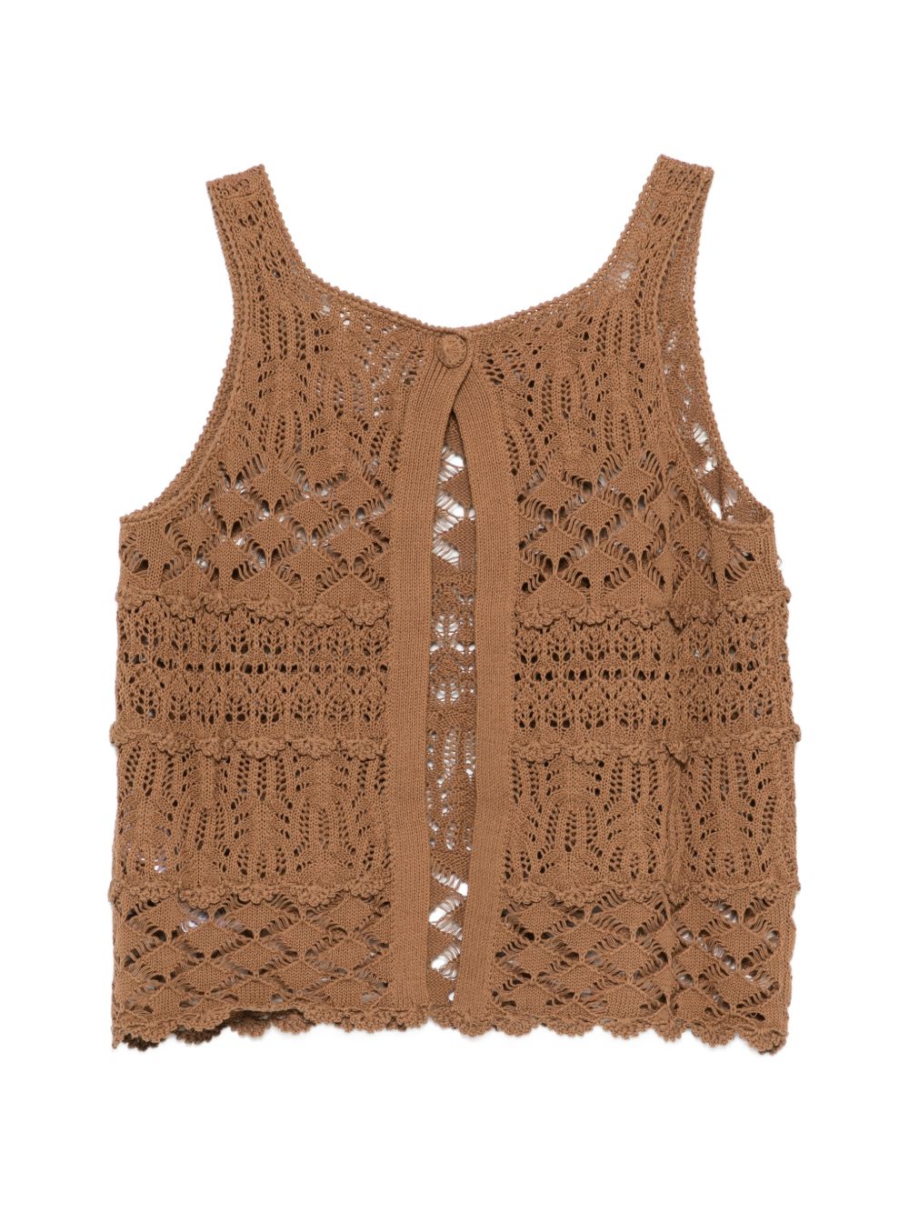 Semicouture Shelley cotton tank top