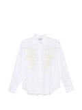 Ermanno Firenze Embroidered cotton shirt