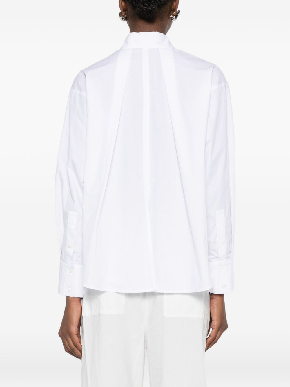 Ermanno Firenze Embroidered cotton shirt