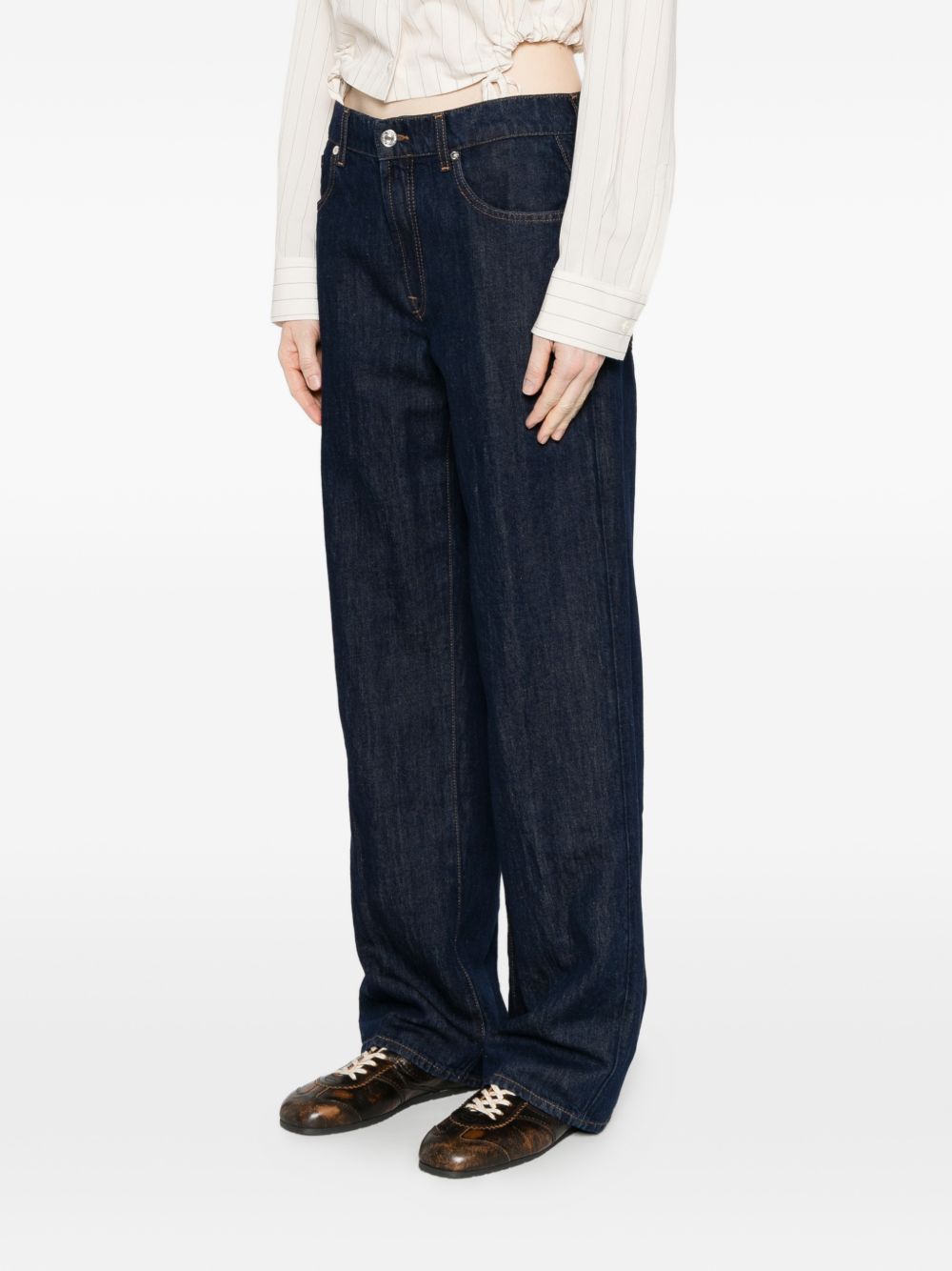 Seven Stovepipe straight denim jeans