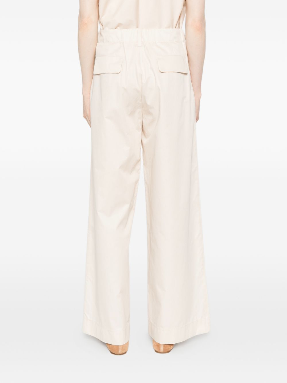 Susanne Bommer Cotton wide-leg trousers