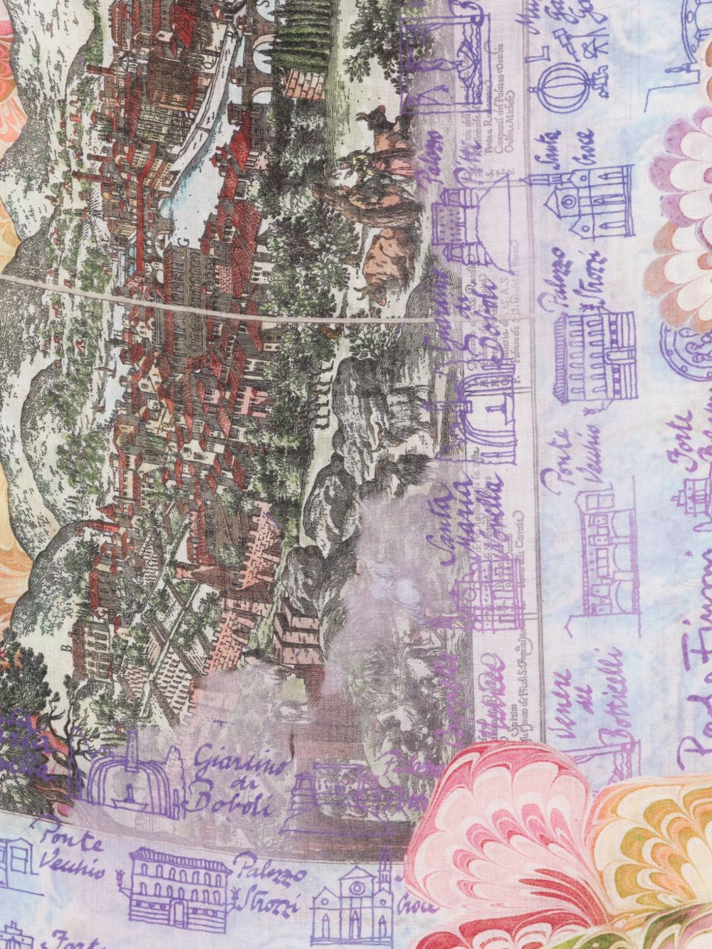 Faliero Sarti Fiorentina silk blend stole