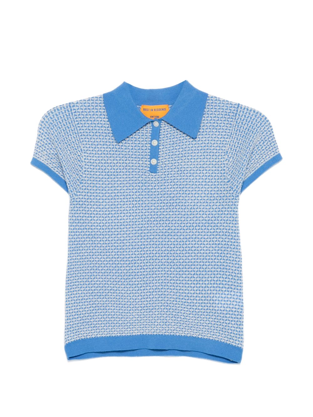 Guest In Residence Pique cashmere polo shirt