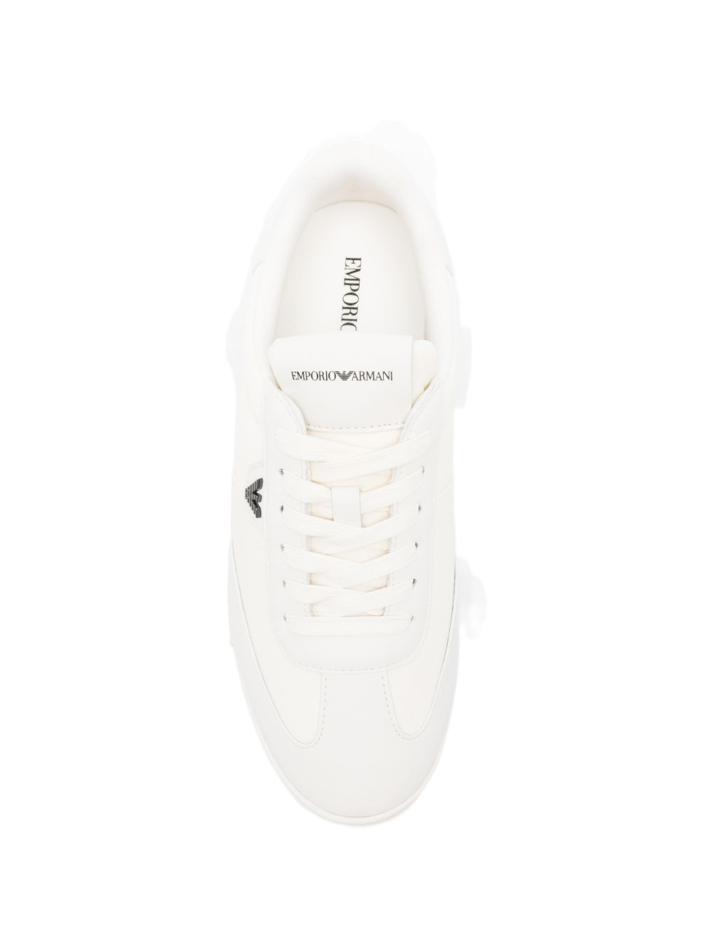 Emporio Armani Nylon sneakers with leather details