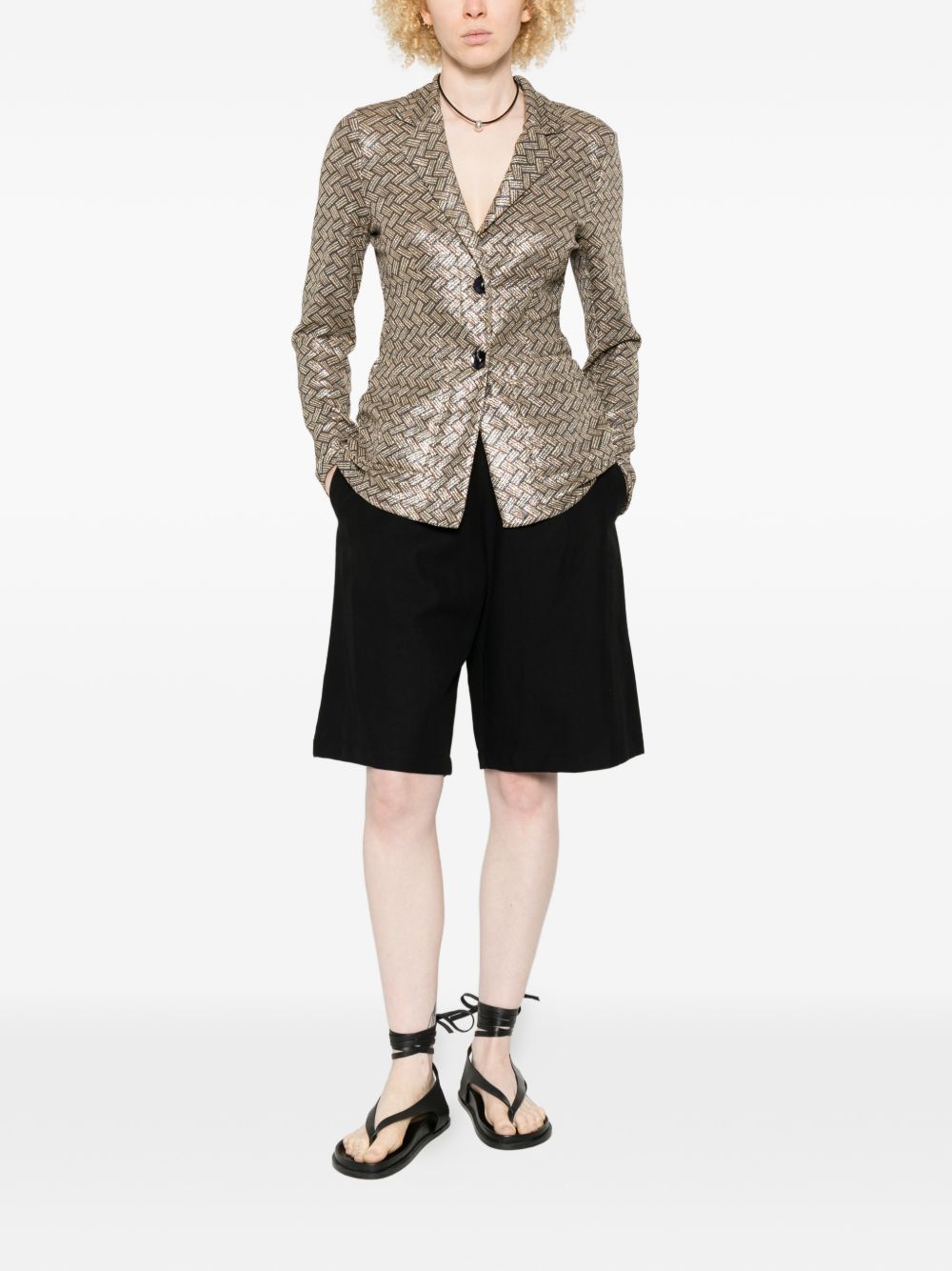 Siyu Tallis single-breasted jacket