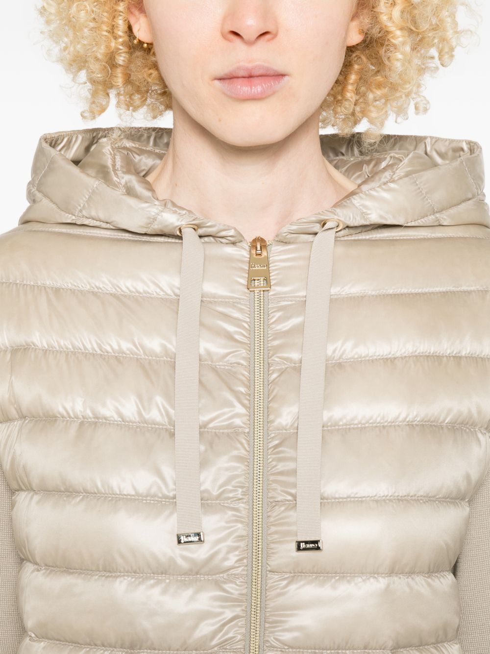 Herno Cotton and nylon down jacket